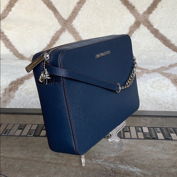 MICHAEL KORS LG EW CROSSBODY Bag NAVY 35T8GTTC9L - Picture 3 of 16